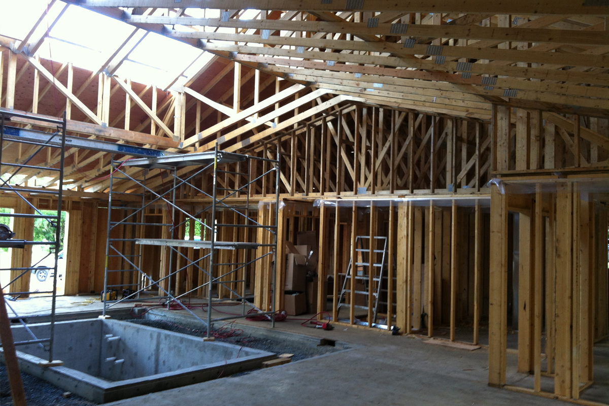 Kearcher Projects & Construction Ltd. - Construction Framing Example.